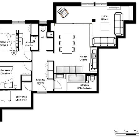 Le Majestic 145 Appt - All Year Apartment Chamonix